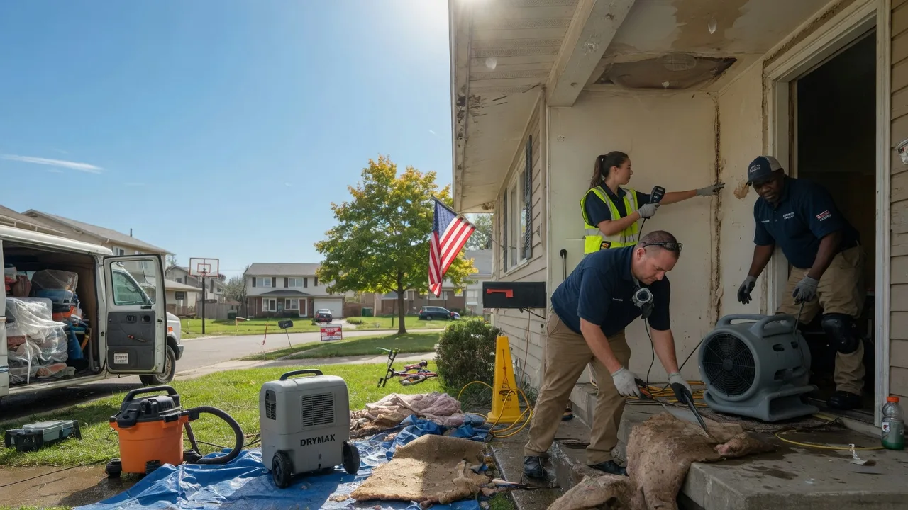 Water Damage Restoration in Longview, IL near me